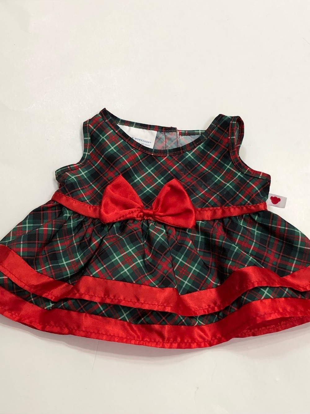 Build-A-Bear Workshop Plaid Holiday Dress